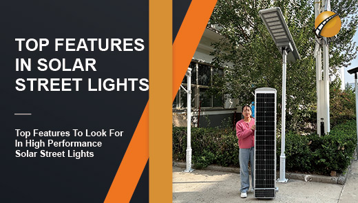 High Performance Solar Street Lights
